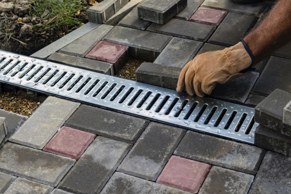 Cost of Patio Drain Installation in Edison